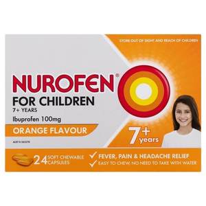 Nurofen For Children 7+ Orange 24 Chews