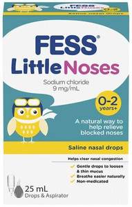 Fess Little Noses Drops + Aspirator 25Ml