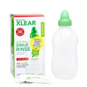 Respiratory Allergies: Sinus Care Rinse Bottle With Solution Bottle W 6 Solution Packets