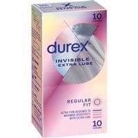 Durex: Durex Condoms Invisible Extra Lube 10ea