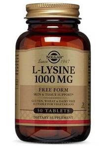 Solgar: Solgar L-Lysine 1000Mg 50 Tablets