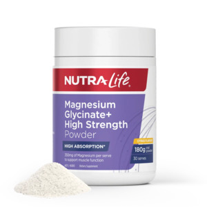 Nutralife Magnesium Glycinate Powder Citris 180G