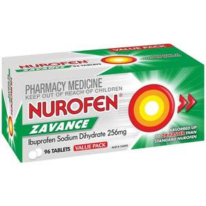 Pain Relief: Nurofen Zavance Tabs 96