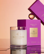 Giftware: Glasshouse Candle 380G Music City Magic