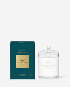 Giftware: Glasshouse 380G Candle Celvet Rhapsody