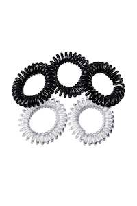 Mita: MITA HO4256CD Kink Resistant Spirals Black & Clear (Pack of 5)
