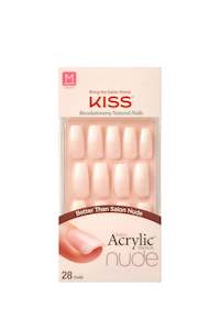 Kiss: KISS Salon Acrylic French Nails Leilani Medium Length