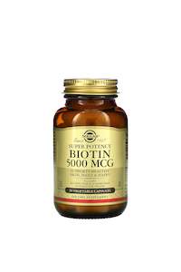 Solgar: SOLGAR Biotin 5000mcg 50 Capsules