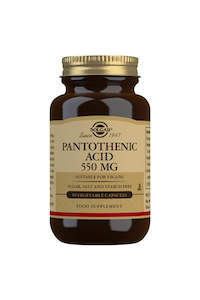 Solgar Pantothenic Acid B5 550mg 50 Vege Capsules
