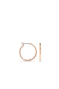 Earrings: EarSense Slim Click 20mm Rose Gold Click Hoops