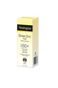 NEUTROGENA Sheer Zinc Face Fluid SPF50+ 50ml