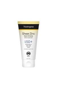 NEUTROGENA Sheer Zinc Body Lotion SPF50+ 85ml