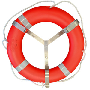 Solas Lifebuoy Ring Bracket, Y- shaped, Stainless Steel – Liferafts South Pacific