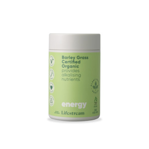 Energy Performance: Barley Grass Certified Organic