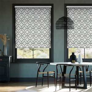Roller Blinds: Choices Lattice Silver Roller Blind