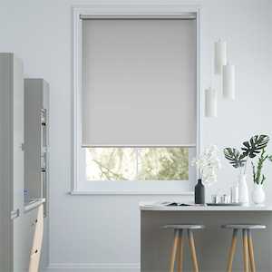 Roller Blinds: Titan Blackout Simply Grey Roller Blind