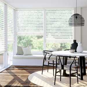 Venetian Blinds: Parchment Timber Style Venetian Blind - 63mm Slat