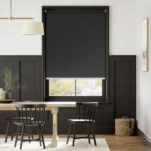 Blackout Roller Blinds: Sofia Blackout Midnight Roller Blind