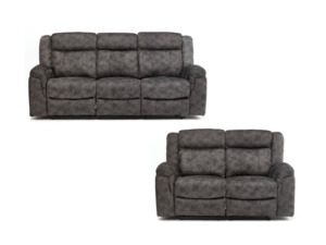 Lounge Suites: Pelican 2 Piece Recliner Sofa Set