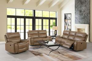 Bristol 3-Piece Electric Recliner Sofa Set