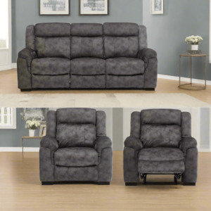 Lounge Suites: Pelican Recliner 3 Piece Lounge Suite