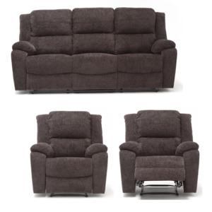 Malmo 3 Piece Recliner Lounge Suite