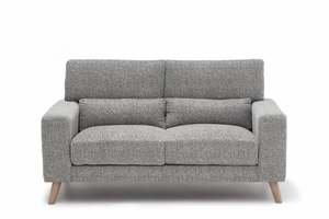 2 Seater Sofas: Santro 2-Seater Sofa - Light Grey