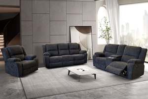 Malmo 3-Piece Fabric Recliner Set