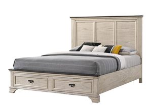 Bedroom: Levin Queen Size Bed Frame With Drawers