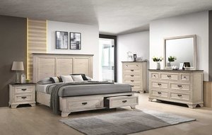 Bedroom: Levin King 4-Piece Bedroom Set