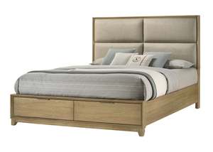 Colmar Queen Size Bed Frame With Drawers