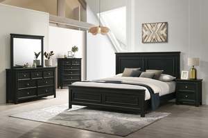 Bedroom: Ciara Queen Bedroom Set - 4 Piece