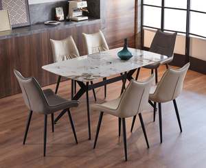 Dining: Jade 7 Piece Dining set with Liva Chairs