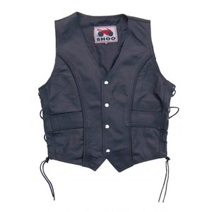 Products: Leather Vest - Buckle Closure - Lifestyle Imports