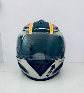 Damaged Helmet - Akura Ghost Rider / Navy - Lifestyle Imports