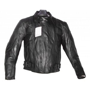 Leather Jacket with Double Zipper - Lifestyle Imports