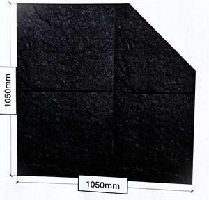 Products: Black Slate Tile Corner Hearth 1050Wx1050W - Lifestylels