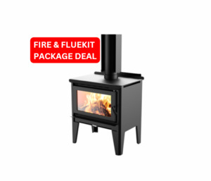 Masport Hurunui Legs Freestanding Ultra-Low Emission ULEB Fire