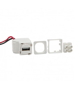 PDL642MUSBWH PDL 600 Module USB Charger - White