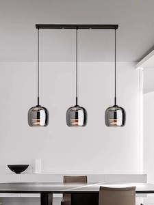 Modern Triple Glass Pendant Light PL23-3MG