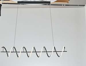 Kitchen Lighting Collection: Modern LED Pendant Light - Wave Design PLD475-2B