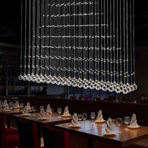 Straight Kitchen Bar Chandelier 1000mm BWC8803