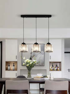 Modern Black All in one Kitchen Bar Light PLD467B