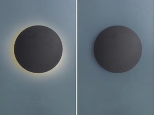 Round Black Color LED Wall Light GX-W108B