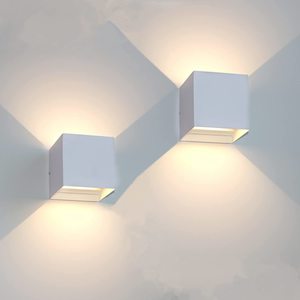Outdoor Lights: LED Wall Mounted Square Modern Outdoor Wall Lights WL003W