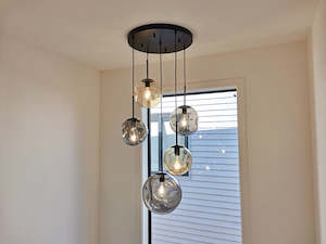 Ceiling Lights: Glass Cluster Light 500mm GX-P137