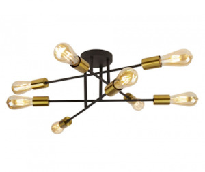 Alvie 8 Light Ceiling Fixture R8048-BLBS