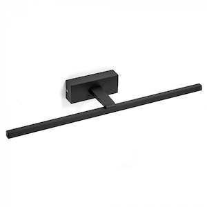 Loxley 12W LED Picture / Mirror / Bathroom Light Black DLW-12-BL