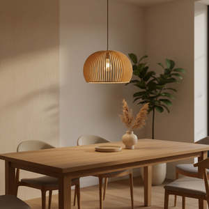 Vero Wooden Single Pendant Light