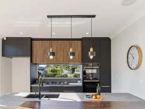 Kitchen Lighting Collection: Marble Black Multi Pendant Kitchen Light GX-P146B